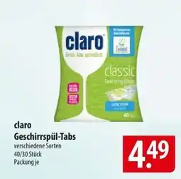 Famila Nord Ost claro Geschirrspül-Tabs Angebot