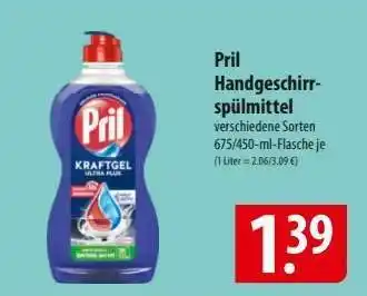 Famila Nord Ost Pril Handgeschirrspülmittel Angebot
