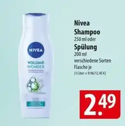 Famila Nord Ost NIVEA Shampoo oder Spülung Angebot