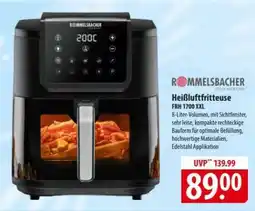 Famila Nord Ost Rommelsbacher Heißluftfritteuse FRH 1700 XXL Angebot
