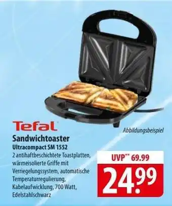 Famila Nord Ost Tefal Sandwichtoaster Ultracompact SM 1552 Angebot