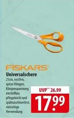 Famila Nord Ost FISKARS Universalschere Angebot