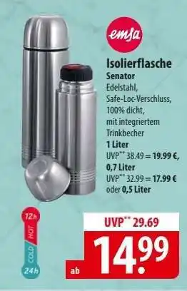 Famila Nord Ost Isolierflasche Senator Angebot
