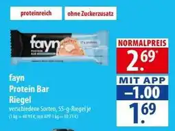 Famila Nord Ost fayn Protein Bar Riegel Angebot