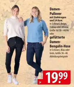 Famila Nord Ost Damen-Pullover und Damen-Bengalin-Hose Angebot