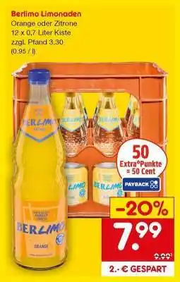 Netto Marken-Discount Berlimo Limonaden Angebot