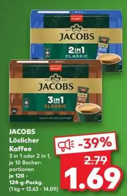 Kaufland JACOBS Löslicher Kaffee Angebot