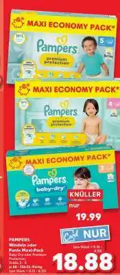 Kaufland PAMPERS Windeln oder Pants Maxi-Pack Angebot