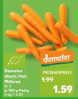 Kaufland Demeter dtsch./ital. Möhren Angebot