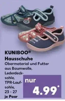 Kaufland KUNIBOO Hausschuhe Angebot