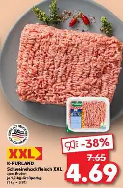 Kaufland Schweinehackfleisch XXL Angebot