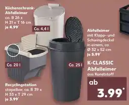 Kaufland K-CLASSIC Abfalleimer Angebot