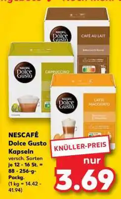 Kaufland Nescafé Dolce Gusto Kapseln Angebot