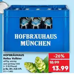 Kaufland Hofbräuhaus Helles Vollbier Angebot