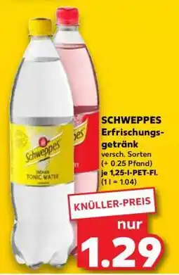 Kaufland SCHWEPPES Erfrischungsgetränk Angebot