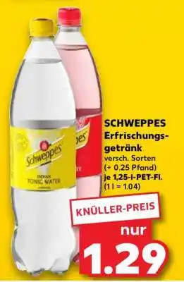 Kaufland SCHWEPPES Erfrischungsgetränk Angebot