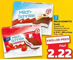 Kaufland MILCH-SCHNITTE Snack Angebot