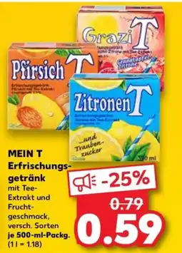Kaufland MEIN T Erfrischungsgetränk Angebot
