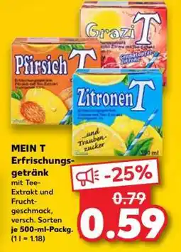 Kaufland MEIN T Erfrischungsgetränk Angebot