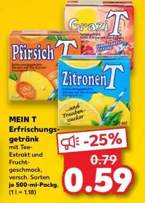 Kaufland MEIN T Erfrischungsgetränk Angebot