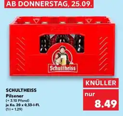 Kaufland SCHULTHEISS Pilsener Angebot