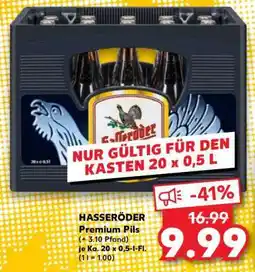 Kaufland HASSERÖDER Premium Pils Angebot