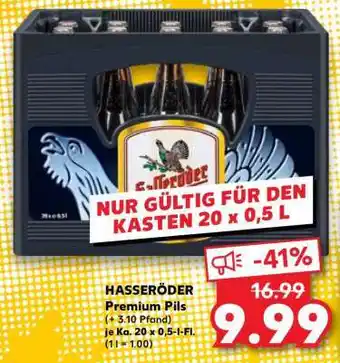 Kaufland HASSERÖDER Premium Pils Angebot