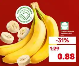 Kaufland Ecuador./kolumb. Bananen, lose je kg Angebot