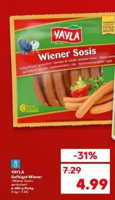 Kaufland YAYLA Geflügel-Wiener Angebot
