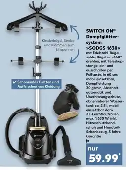 Kaufland SWITCH ON Dampfglättersystem >>SODGS 1630<< Angebot
