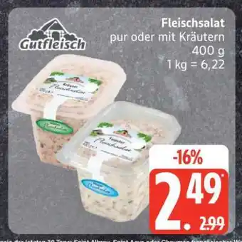 Edeka Fleischsalat pur oder mit Kräutern Angebot