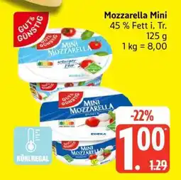 Edeka Mozzarella Mini Angebot