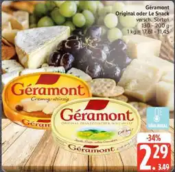 Edeka Géramont Original oder Le Snack Angebot