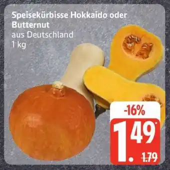 Edeka Speisekürbisse Hokkaido oder Butternut Angebot