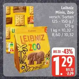 Edeka Leibniz Minis, Zoo Angebot
