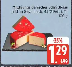 Edeka Milchjunge, dänischer Schnittkäse Angebot