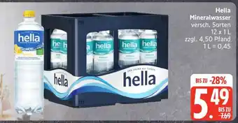 Edeka Hella Mineralwasser Angebot