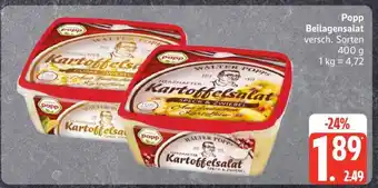 Edeka POPP Beilagensalat Angebot