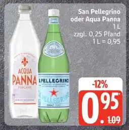 Edeka San Pellegrino oder Aqua Panna Angebot