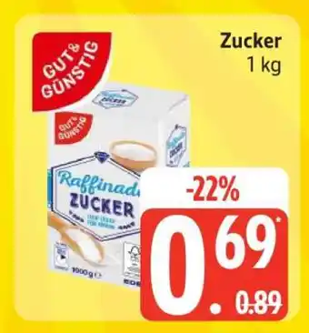 Edeka Zucker 1 kg Angebot