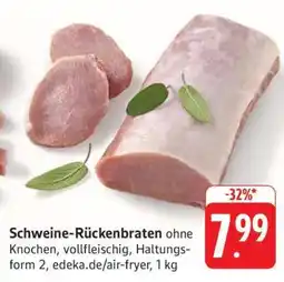 Edeka Schweine-Rückenbraten Angebot