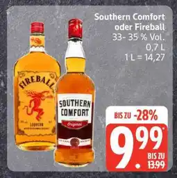 Edeka Southern Comfort oder Fireball Angebot