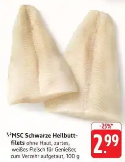 Edeka MSC Schwarze Heilbuttfilets Angebot