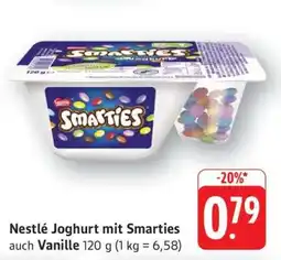 Edeka Nestlé Joghurt mit Smarties Angebot