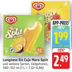 Edeka Langnese Eis Cuja Mara Split Angebot