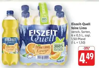 Edeka Eiszeit-Quell feine Limo Angebot