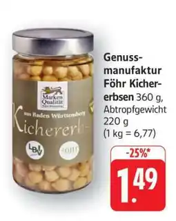 Edeka Genussmanufaktur Föhr Kichererbsen Angebot