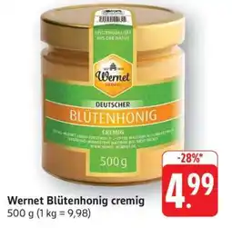 Edeka Wernet Blütenhonig cremig Angebot