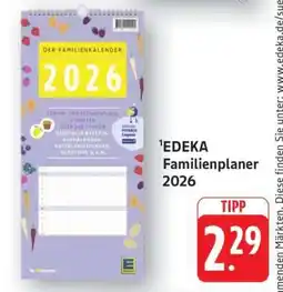 Edeka EDEKA Familienplaner 2026 Angebot