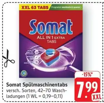 Edeka Somat Spülmaschinentabs Angebot